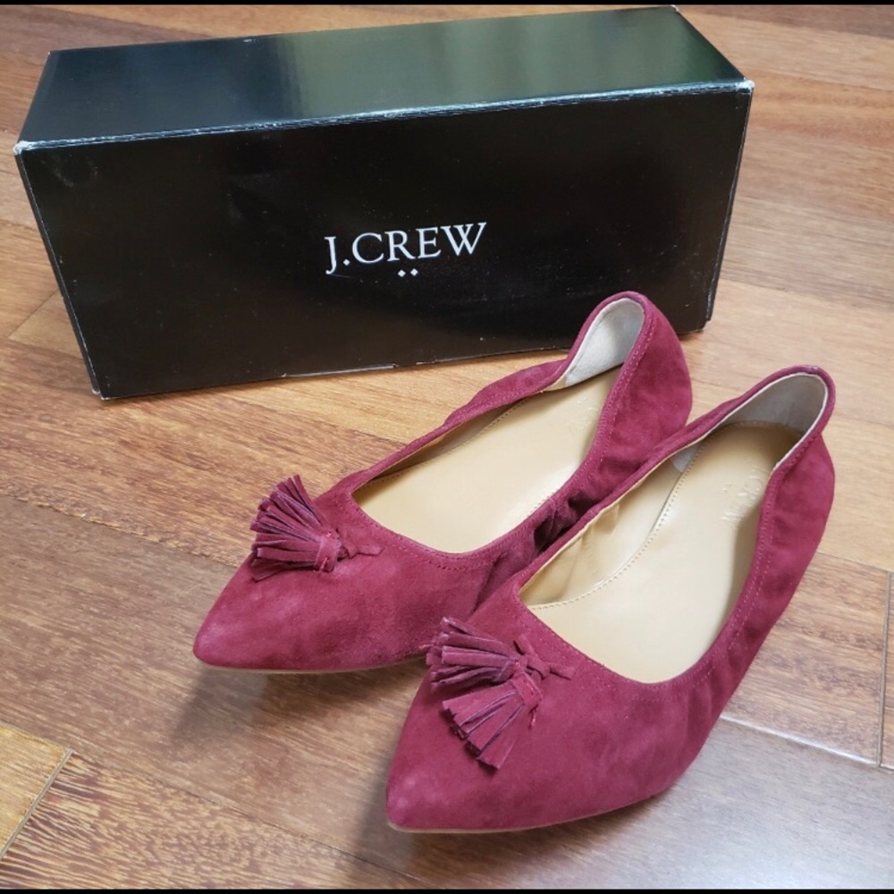 J. Crew Lottie Tassel Flats 9